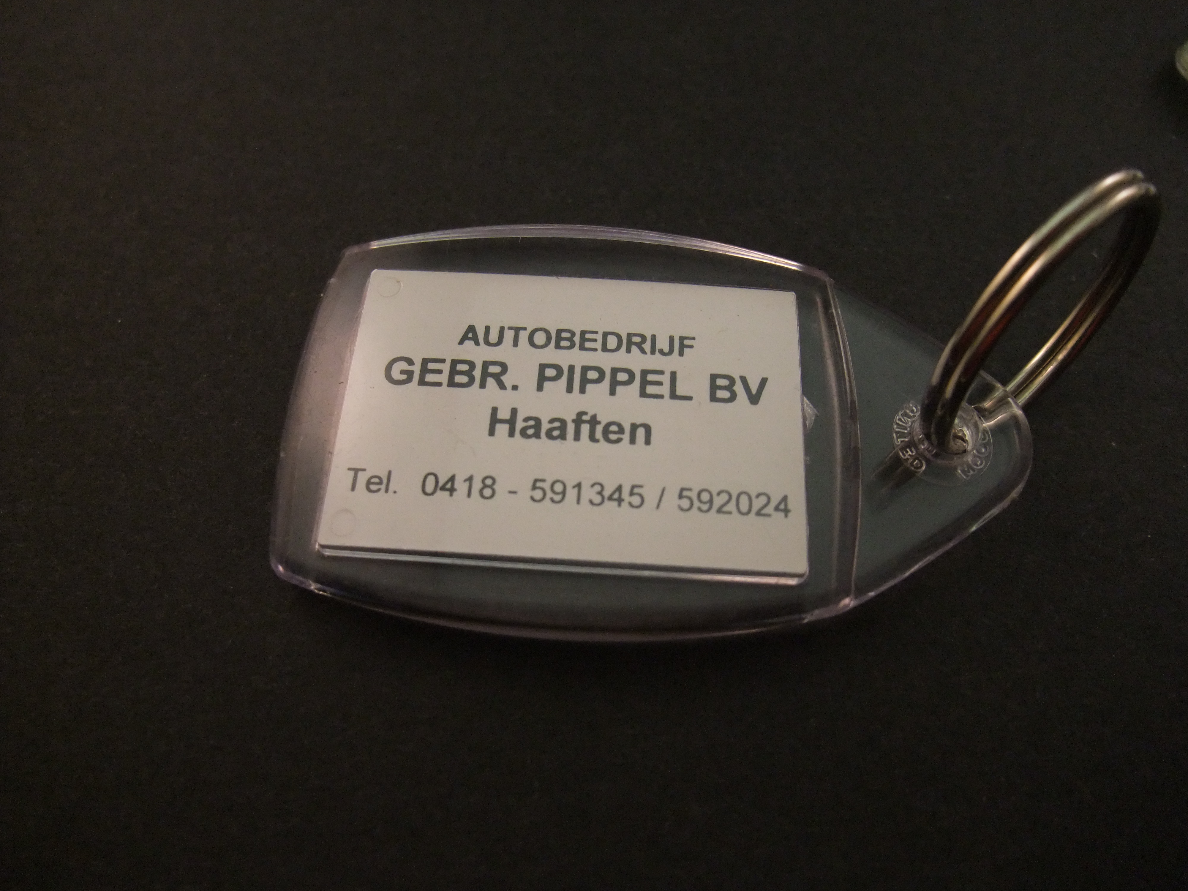 Autobedrijf Pippel Haaften gemeente Neerijnen sleutelhanger